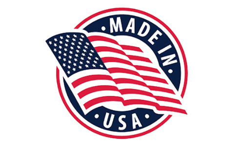 Made in USA quality assurance stamp with American flag for NeuroPrime drops.